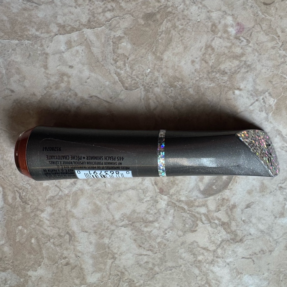 Max Factor Lipstick 445 Peach Shimmer 3.5g .12oz NEW